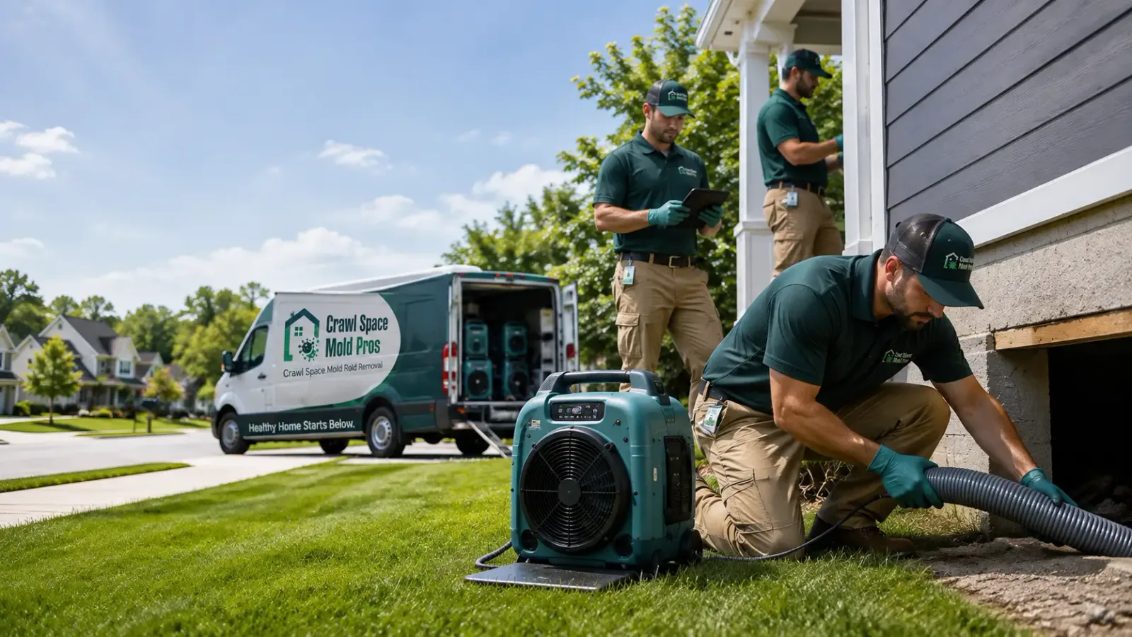 Crawl Space Mold Removal in Somerville, OH